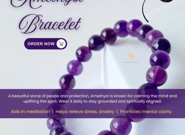 Amethyst bracelet
